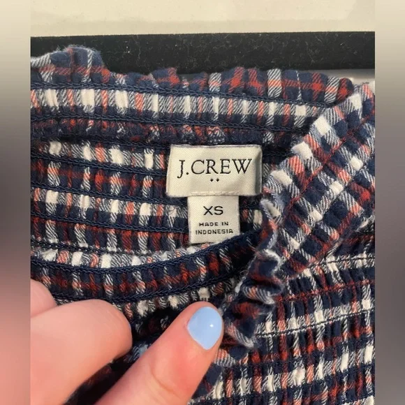 J. Crew - Smocked Dress - Size XS - Picture 5 of 7